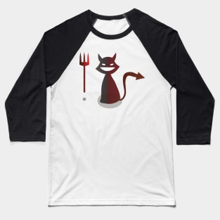 DEVIL CAT Baseball T-Shirt